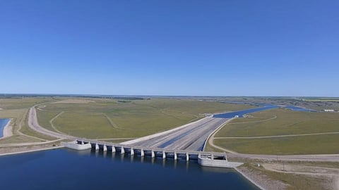 Lake Diefenbaker Dam