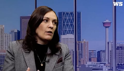 Her Excellency, Madam Yuliya Kovaliv, Ukraine's Ambassador to Canada, visiting Alberta for meetings with Premier Danielle Smith