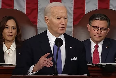 US President Joe Biden delivers the 2024 State of the Union address, March 7. Writer Paul Forseth wryly describes the reactions of House Speaker Ron Johnson, as he listens to the president
