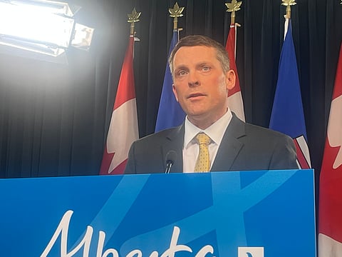 Alberta Treasury Board President and Finance Minister Nate Horner denounced the Canadian government’s most recent budget as worsening inflation. 