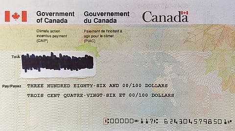 Guilbeault wants to force banks to change name of carbon tax handout.