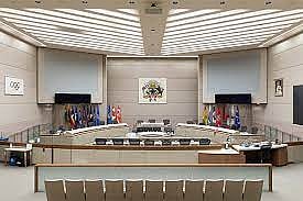 An empty Calgary council chamber. It's up to Calgarians to fill the empty seats