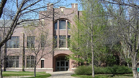 Entrance to the Engineering Building located on the Main campus of the University of Saskatchewan