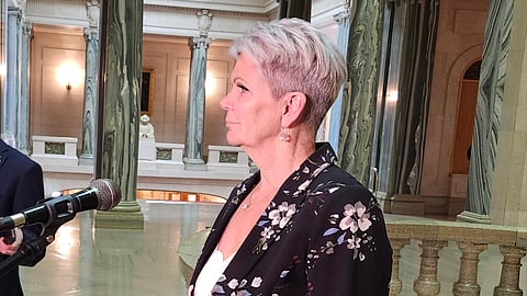 Environment Minister Christine Tell is under fire for a tire recycling contract that went to an American company lobbied for by former Sask Party Finance Minister Kevin Doherty.