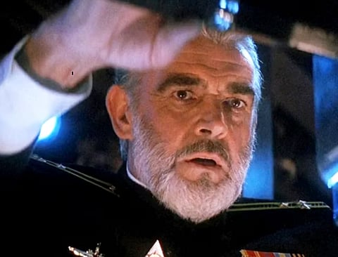 Sean Connery in The Hunt For Red October.