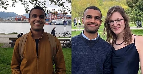 Haq and his Canadian-born wife.