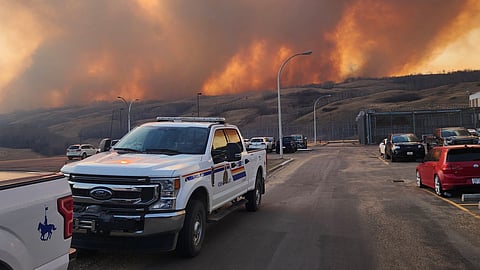 RCMP attending Peace river fire on Wednesday