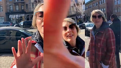 WATCH: MP Joly assaults constituent who asked a question she didn't like