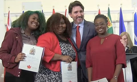 Prime Minister Trudeau makes a surprise appearance at a Citizenship Ceremony. Writer Tony Barber wonders whether anybody in government understands the implications of welcoming so many people, many under-qualified, into Canada