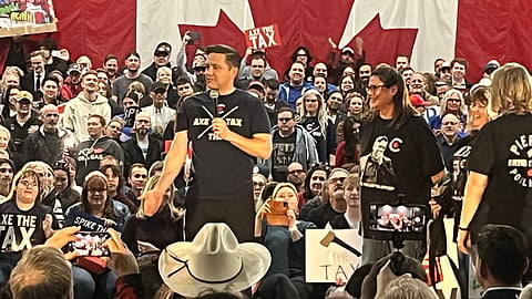 Pierre Poilievre said the carbon tax is intended to concentrate control to bureaucrats and politicians and remove it from average Canadians.