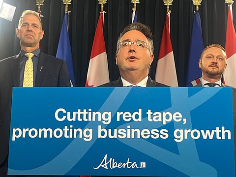 Service Alberta and Red Tape Reduction Minister Dale Nally said he introduced the Red Tape Reduction Statutes Amendment Act to show leadership. 