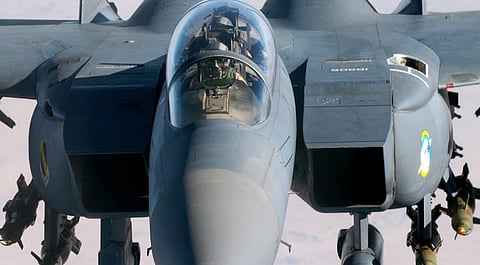 The F-15 Strike Eagle.