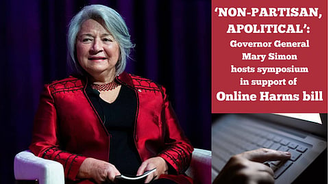 ‘NON-PARTISAN, APOLITICAL’: Governor General hosts event in support of Online Harms bill