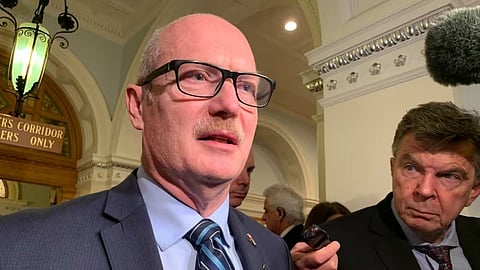 Former British Columbia finance minister Mike de Jong photographed in 2020. 