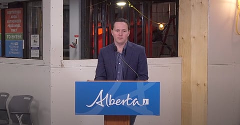 Alberta Transportation and Economic Corridors Minister Devin Dreeshen announced funding to support regional airports. 