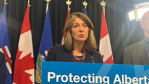 Alberta Premier Danielle Smith said  Prime Minister Justin Trudeau’s strategy on policies affecting provinces does not reflect co-operative federalism. 