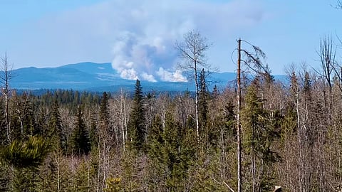 Burgess Creek fire in BC