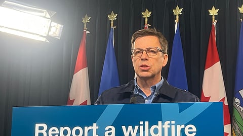 Todd Loewen confirmed while some areas of Alberta have received rain in the last few weeks, wildfire danger is elevated in others. 
