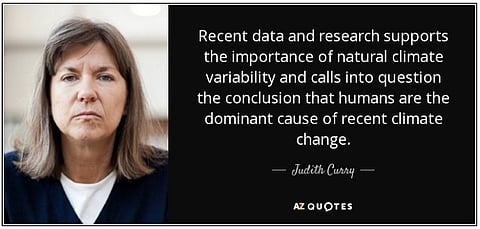Dr. Judith Curry, a dissident voice in the climate change debate. 