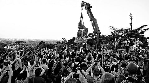 Removal of the statue of Cecil Rhodes (sculptor: Marion Walgate) from the campus of the University of Cape Town, 9 April 2015. Hanoi-based, Canadian writer Brock Eldon looks in depth at an ideology he says is intended to lead to violence.