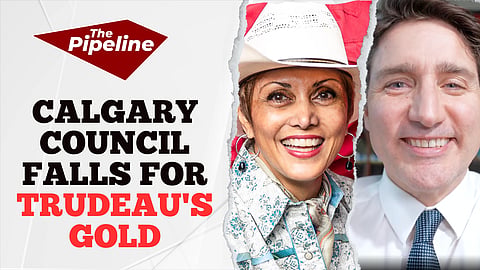 Calgary council falls for Trudeau's gold 