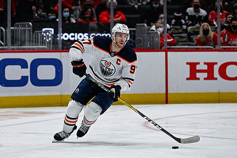 Connor McDavid of the Edmonton Oilers 