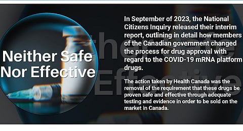 National Citizens Inquiry launches 'Neither safe nor effective' email campaign to elected politicians