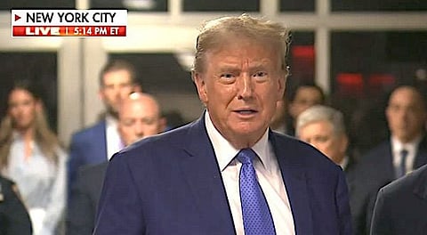Donald Trump in NYC court