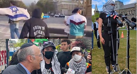 WATCH: U of T – Hamas mob attacks Jewish student, protestor declares 'Canada does not exist'