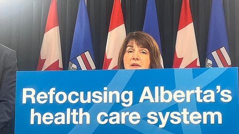 Alberta Health Minister Adriana LaGrange introduced a bill to what she says will refocus the healthcare system on ensuring Albertans receive the care they require. 