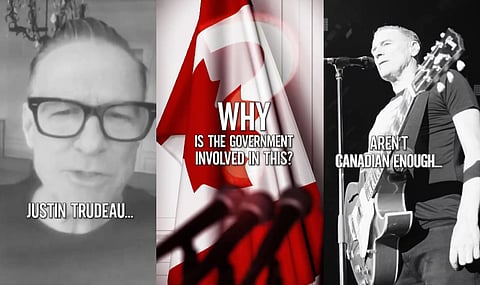 WATCH: Bryan Adams calls out Trudeau for trying to be arbiter on whether songs are ‘Canadian enough’
