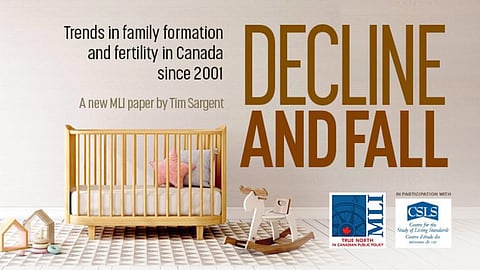 Canadian fertility is at a record low of 1.3%, laments a think tank researcher