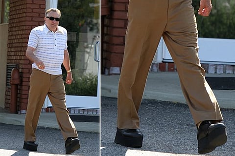 Robert De Niro with elevator shoes