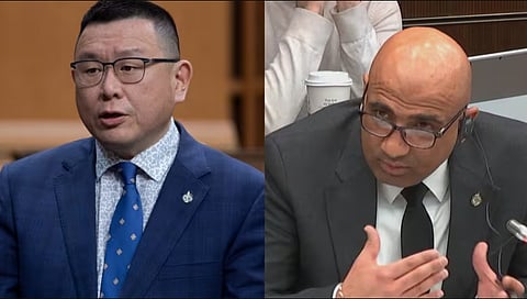 Liberal MP MP Parm Bains; former Conservative MP Kenny Chiu