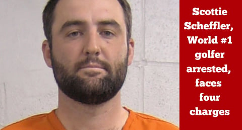 Scottie Scheffler mug shot