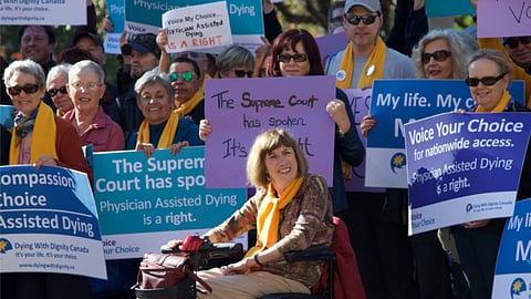 Dying with Dignity launches legal challenge against religious facilities' rights to refuse MAiD provision