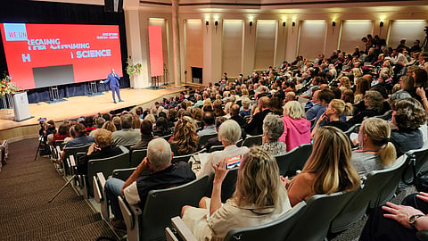 Zuby speaks at the Victoria Conference Centre (June 22, 2024)