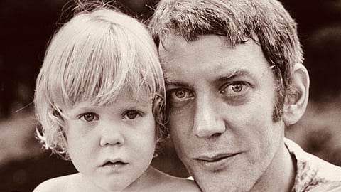 Donald Sutherland, with son Kiefer
