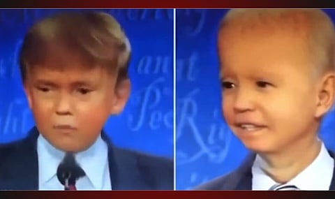 AI images of Trump and Biden