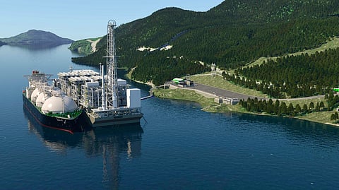 Artist’s rendition of the Cedar LNG