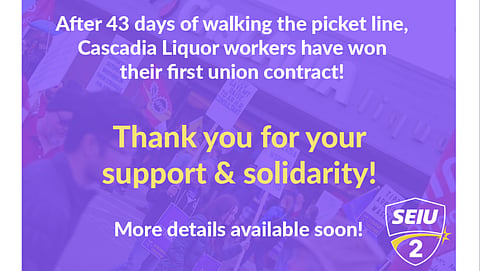 SEIU Local 2 is celebrating big gains in Victoria, B.C.