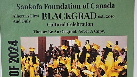 The Sankofa Foundation of Canada will be holding a black graduation ceremony in Calgary. 