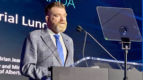 Energy Minister Brian Jean in Calgary on Tuesday