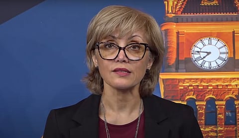 Calgary Mayor Jyoti Gondek offered an update on the water main break. 