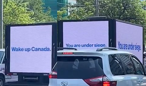Canada is under siege from hypocrisy writes John Thomson, who points out that the people who object to this advertising truck's message, don't speak up when Canada's Jews are bullied by anti-Israel activists.
