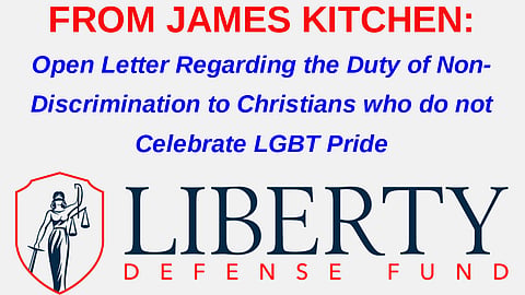 KITCHEN: Liberty Coalition Canada lawyer warns of lawsuits if Christians face discrimination during Pride Month