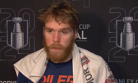 Connor McDavid said the loss sucked. 