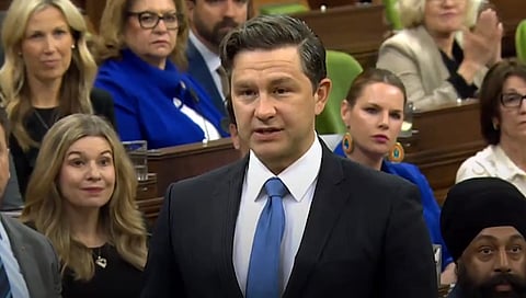 Pierre Poilievre said Steven Guilbeault hid the carbon tax's $30 billion per year hit to the Canadian economy. 