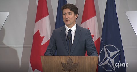 WATCH: Trudeau says climate change is Canada’s most existential threat while failing to meet NATO defence targets 