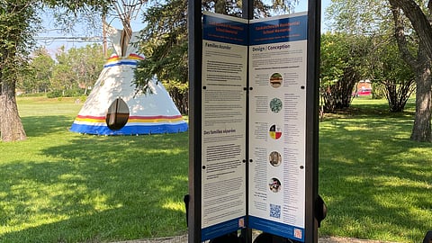 Saskatchewan Residential School Memorial gets new panels